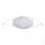 Addicted Party Face Mask - Wit uitgevouwen