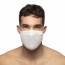 Addicted Party Face Mask - Wit model voorkant