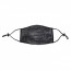 Addicted Party Face Mask - Zwart open gevouwen