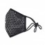 Addicted Party Face Mask - Zwart zijkant