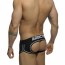 Addicted AD306 Double Piping Bottomless Boxer Black