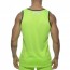 Addicted Platinum Detail Tank Top Lime