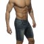 Addicted Mid Length Short - Dark Blue Jeans