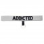 Addicted Removable Cockring Band - Zilver achterkant