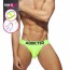 Addicted Ring Up Neon Mesh Jock - Neon Groen