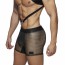 Addicted Party Sport Short - Zwart zijkant