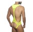 Addicted Sexy Mesh Singlet - Geel