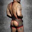 Addicted Fetish Mesh Singlet - Rood achterkant