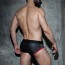 Addicted Fetish Camo Mesh Brief - Rood