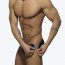 Addicted ADS120 Zipper Laterial Detail Zwemslip Zwart-Blauw