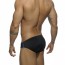 Addicted ADS120 Zipper Laterial Detail Zwemslip Zwart-Blauw