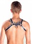 Mister B Leather Chest Harnas Wit