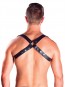Mister B Leather Sling Harnas Zwart 