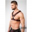 Maskulo Armored Color-Under Chest Harness - Rood