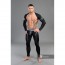 Maskulo Youngero Men's Fetish Top - Zwart
