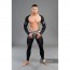 Maskulo Youngero Men's Fetish Top - Zwart