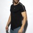 ES Collection Chains T-Shirt - Zwart schuin voor